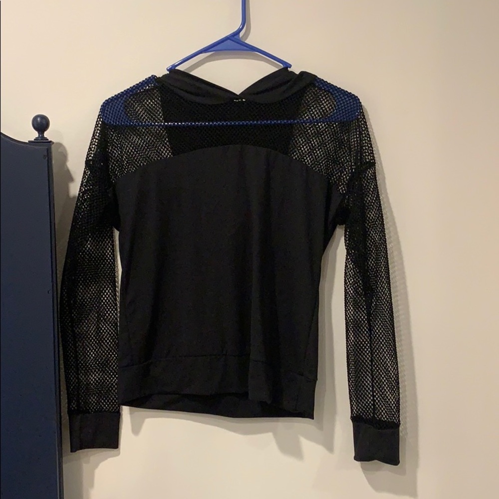 Black Fishnet Long Sleeve